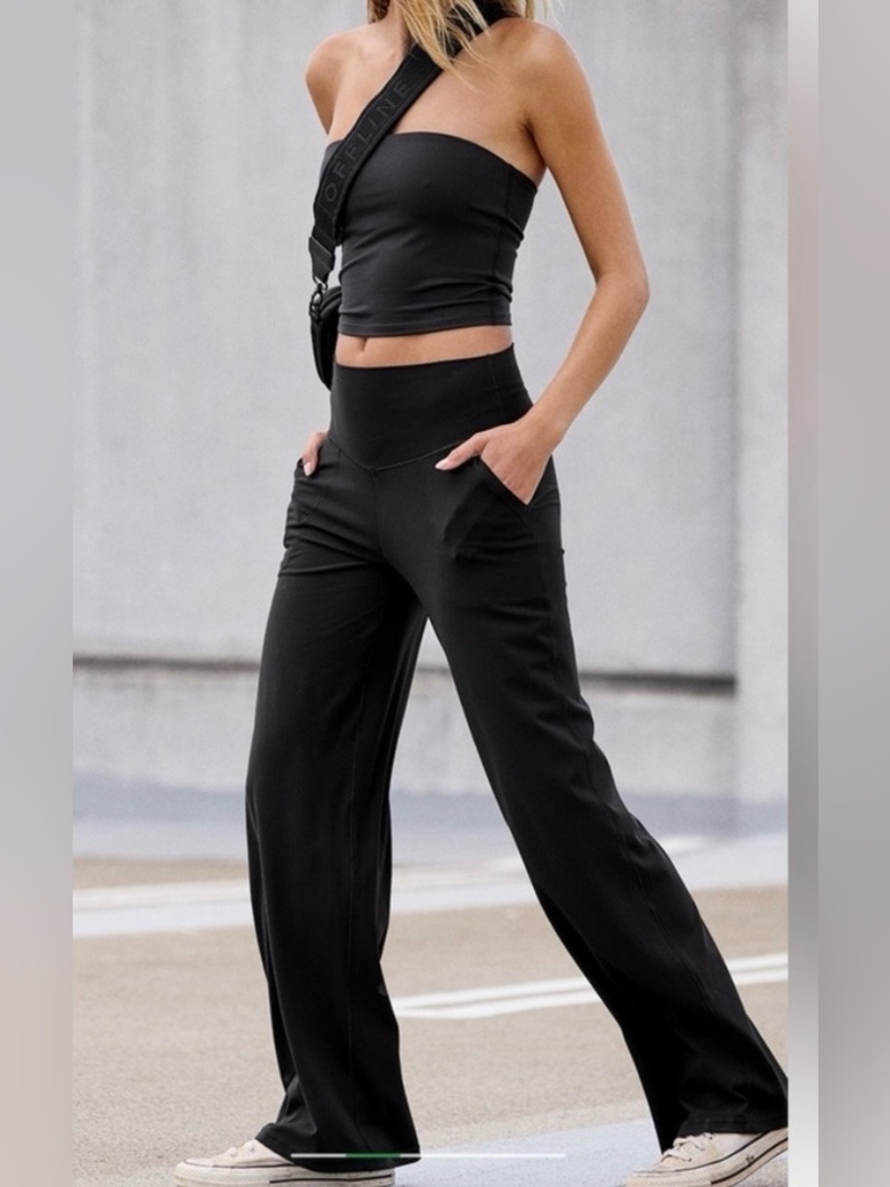 Aerie Real Me Xtra High-waisted Trousers NWT Size S